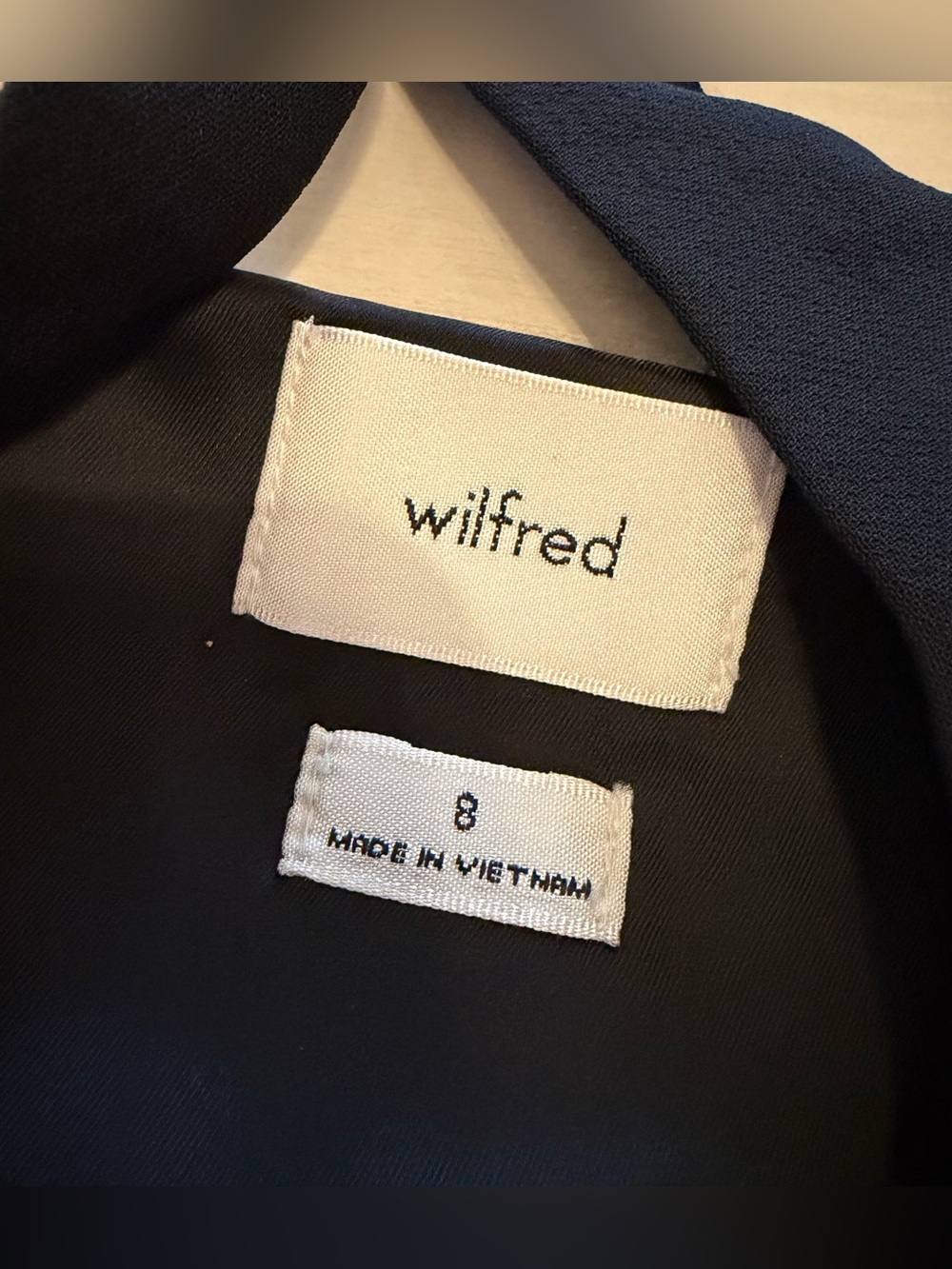 Wilfred Black Midi Dress with Square Neck - Picture 5 of 7